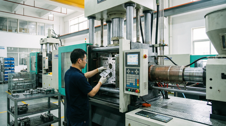 Applications of vertical injection moulding machines